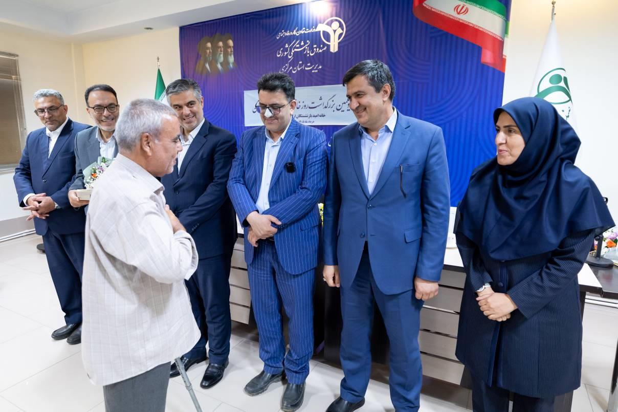 مرتضی احمد لو  ؛ بازنشسته نمونه استان مرکزی در محور ایثار و فداکاری