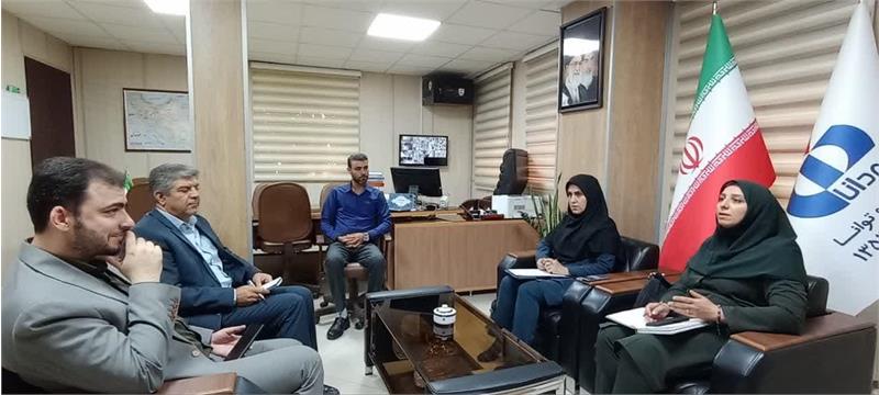 جلسه هماهنگی مدیریت صندوق بازنشستگی استان مرکزی با رییس شعبه بیمه دانا در اراک