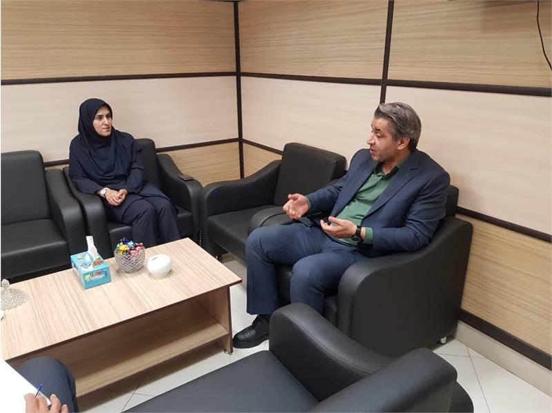 جلسه با مدیر شعبه بیمه دانا در شهرستان ساوه و بازدید از نمایندگی های پذیرش اسناد درمانی بازنشستگان