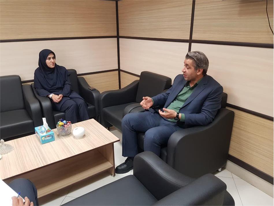 جلسه با مدیر شعبه بیمه دانا در شهرستان ساوه و بازدید از نمایندگی های پذیرش اسناد درمانی بازنشستگان