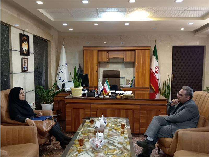 دیدار مدیر صندوق بازنشستگی استان مرکزی با فرماندار شهرستان محلات
