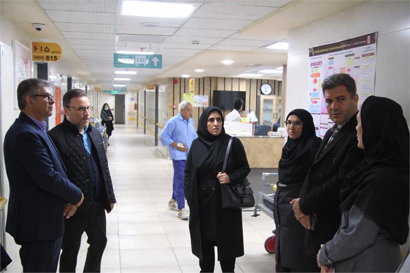 بازدید میدانی خدمات VIP  بیمارستان‌های دولتی ویژه بازنشستگان کشوری در اراک